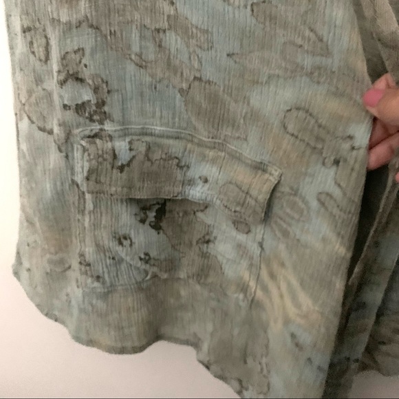 XVCI Maeve Tie Dye Linen Vest NWT - Picture 7 of 13